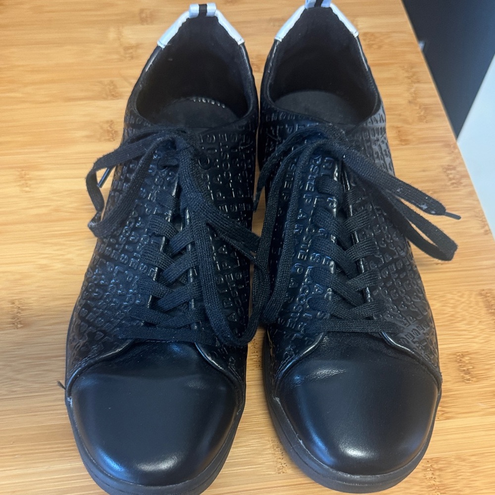 Lacoste Black Textured Men's Sneakers